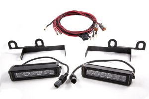 Dodge Ram LED Light Bars - Diode Dynamics - SS6 Stage Series 6in - Amber - `13-`18